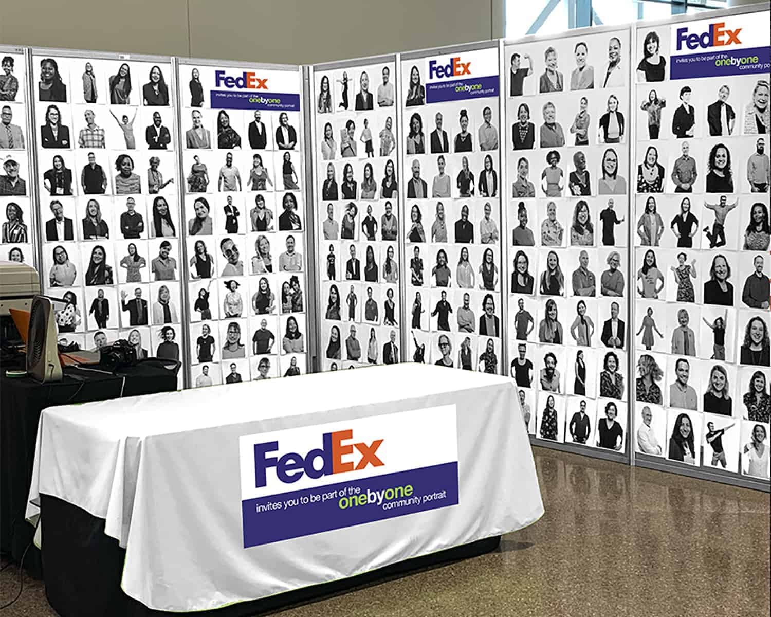FedEx sponsors ONE by ONE Community Portrait